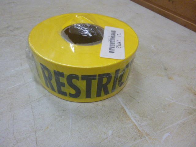 New Roll of CautionRestricted Tape