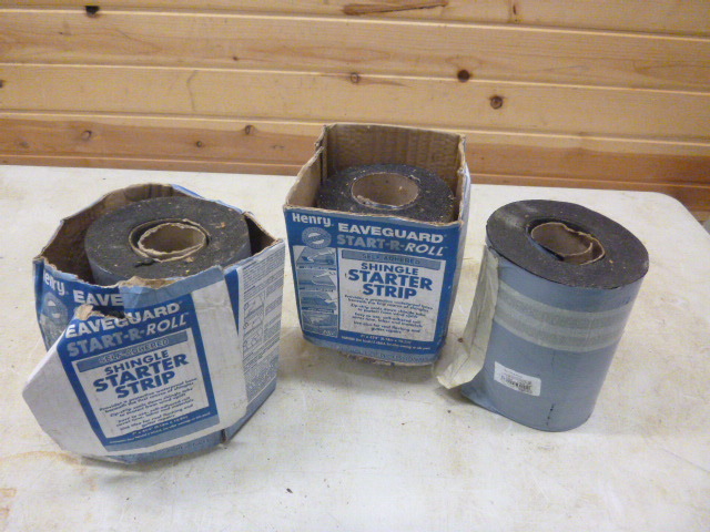 3 Rolls of Eaveguard Start-N-Roll Shingle Starter Strips
