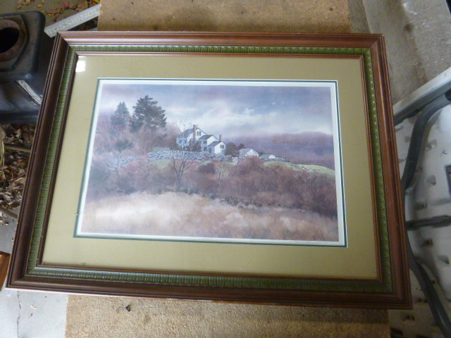The Farm House Toll Bridge of Shakopee Framed Print