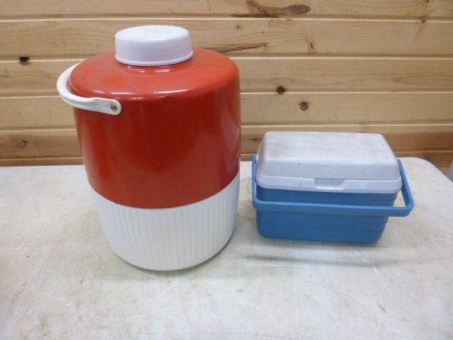 Coleman Water Cooler and Small Cooler