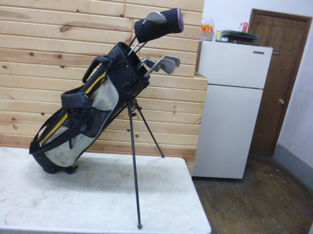 Golf Bag with Clubs.