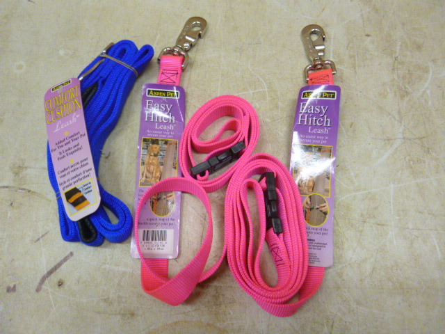 3 New Dog Leashes