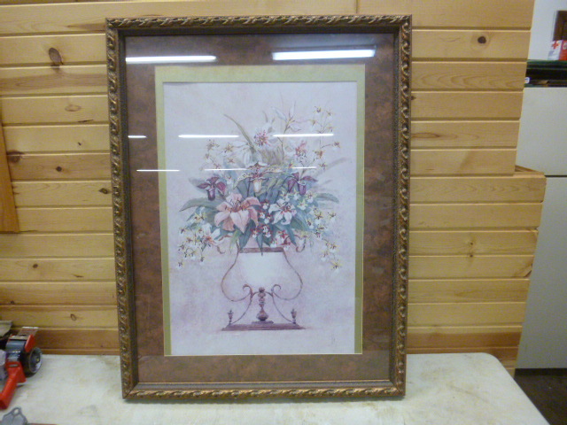Framed Floral Print