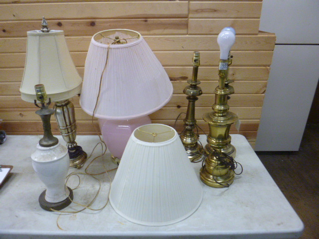 6 Table Lamps