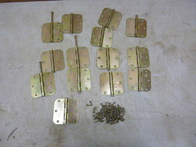 14 Brass Hinges