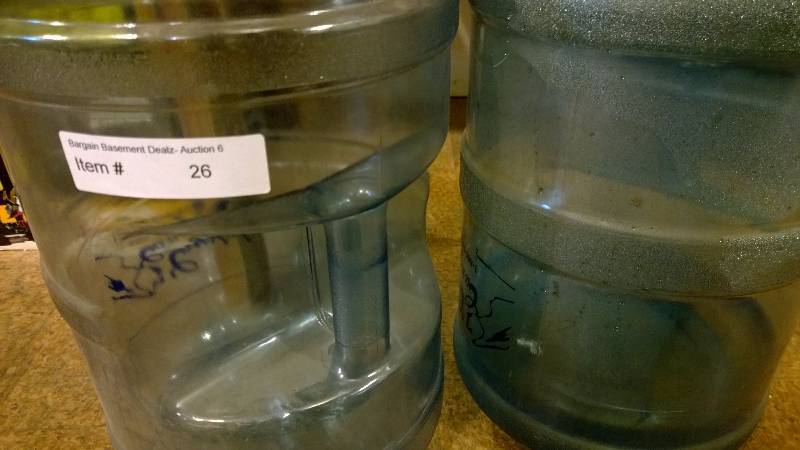 2 Water Cooler Refill Bottles