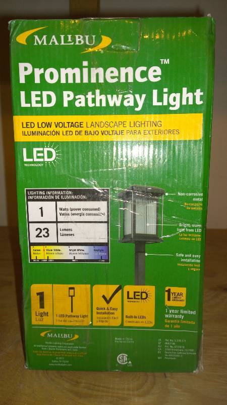 2 Malibu Prominence LED Pathway Lights Retails New at $50.94 for two.