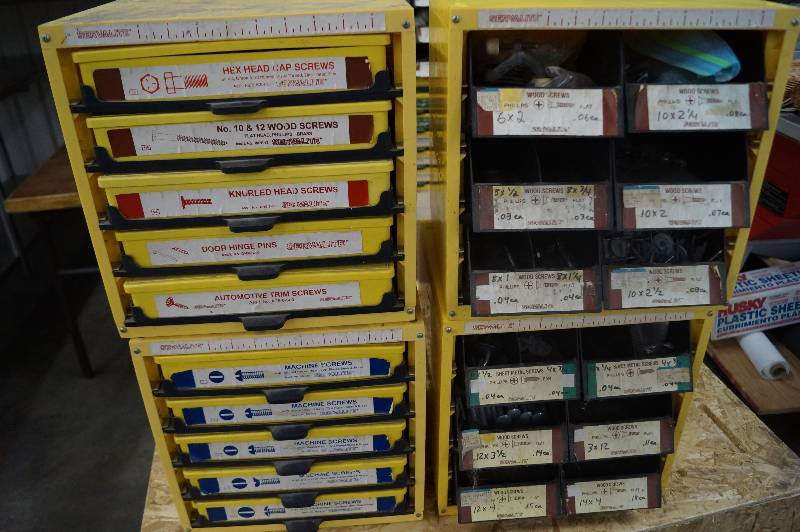 Hardware Display Drawers with Hardware