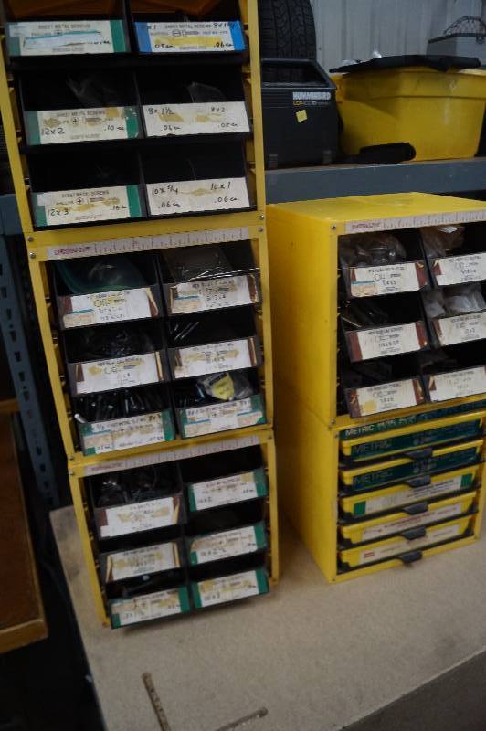 Hardware Display Drawers with Hardware