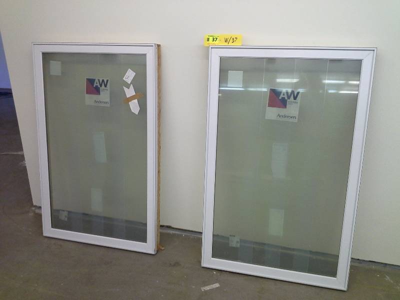 Pair of Anderson Aluminum Clad Frame Windows