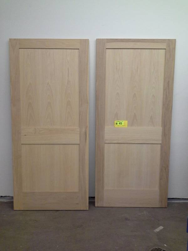 (2) Panel Doors