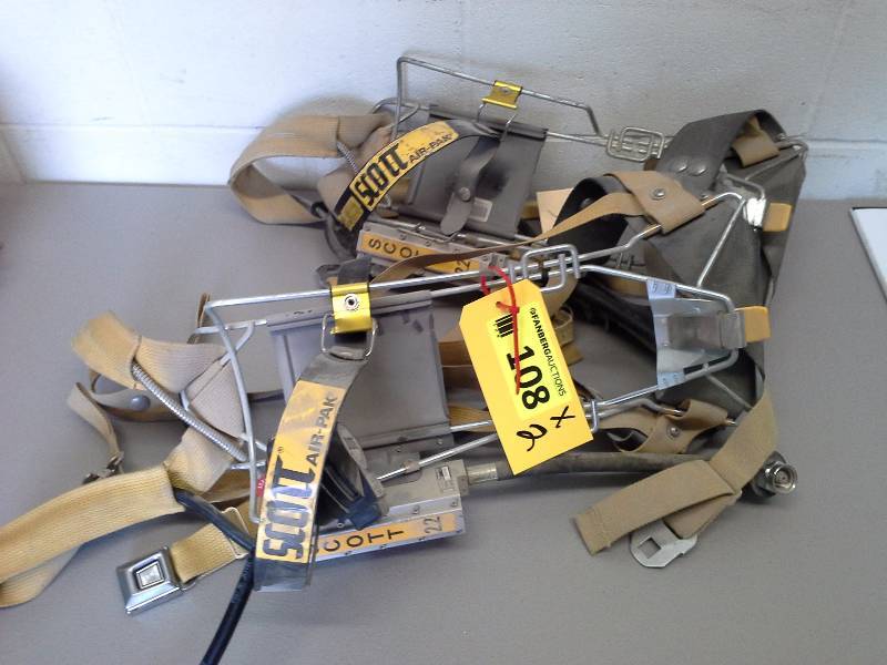 Scott Air-Pak Tank Brackets (2)