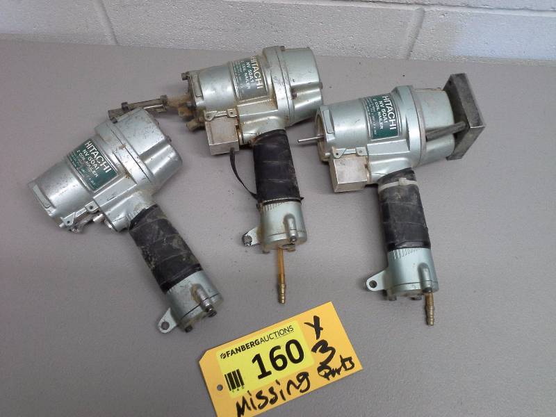 (3) Hitachi Coil Nailers