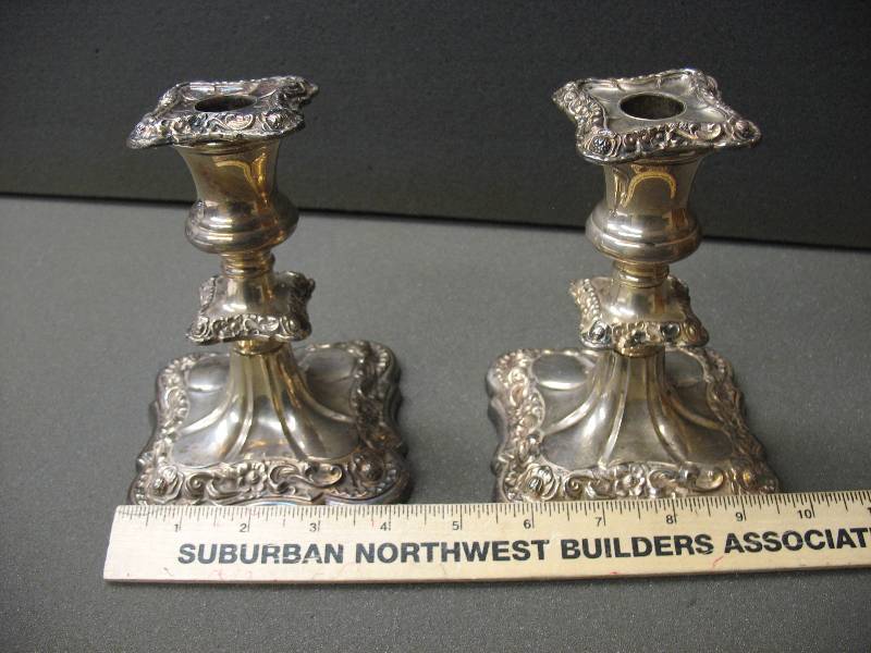 Silver Candle holders