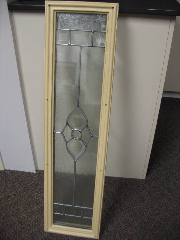 Leaded glass insert window