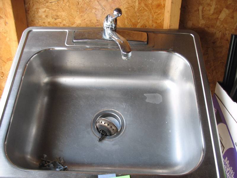 Stainless Steel Sink and faucet