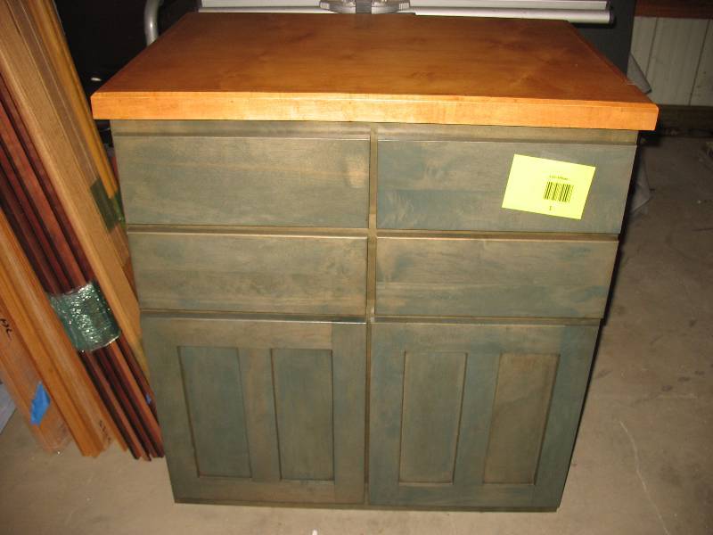 Maple Cabinet with Maple top