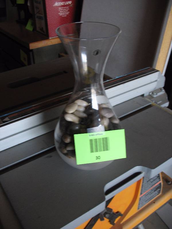 Cut Glass and Crystalized Vase