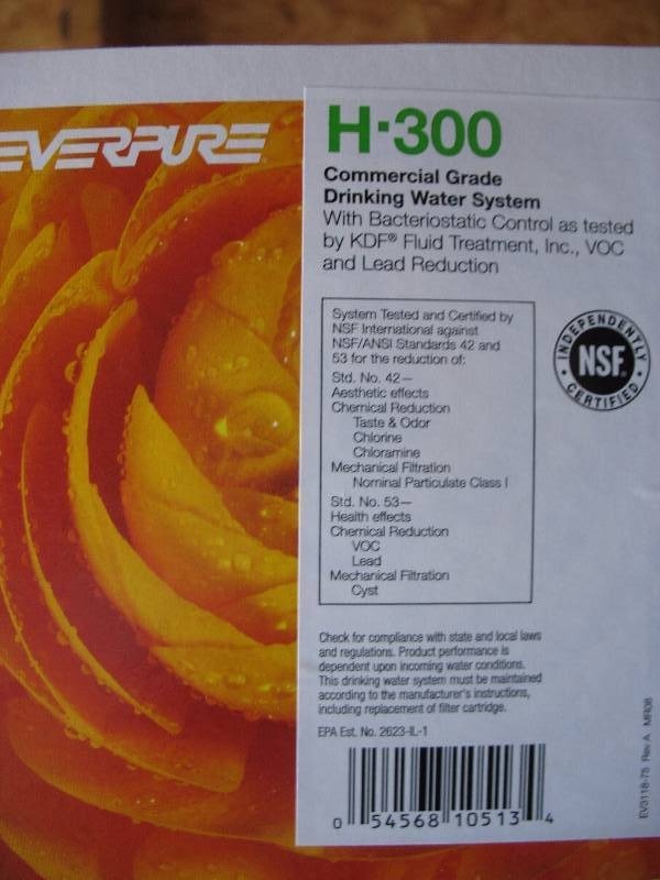 Everpure 300 water filters