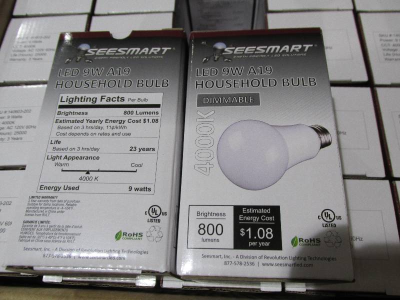Lot of 50 LED lights - 9 watts...