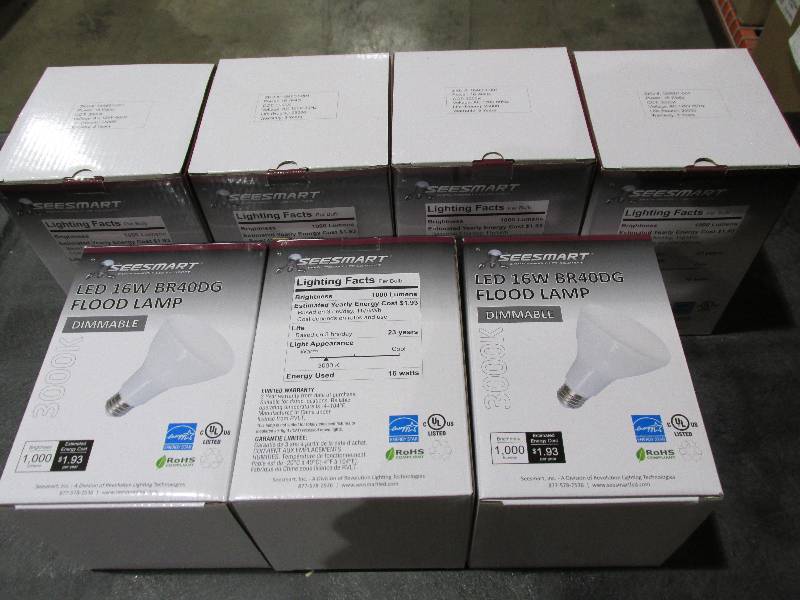 Lot of 7 LED lights - 16 Watts...