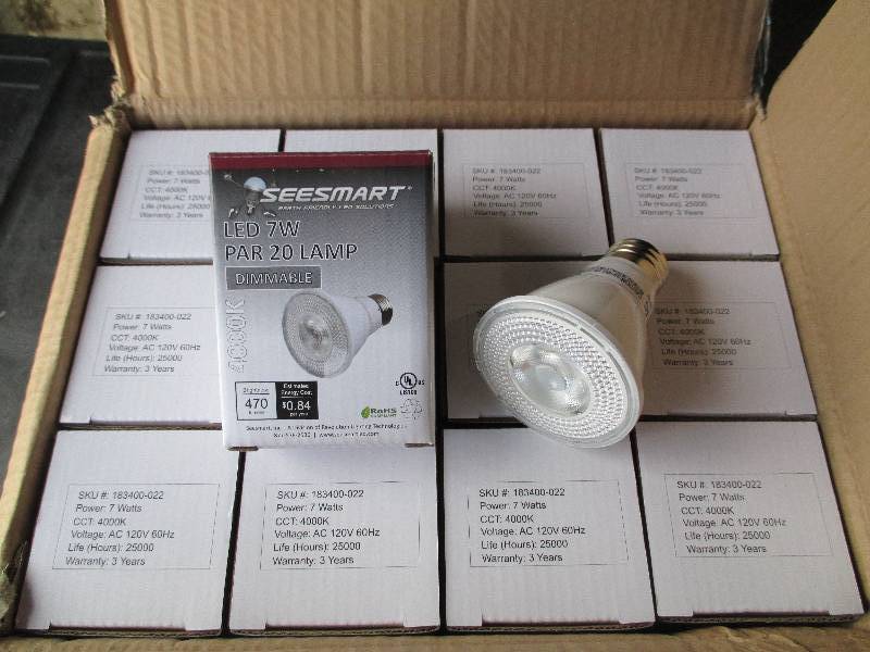 1 case of 24 LED Lights, PAR 20, 7W...