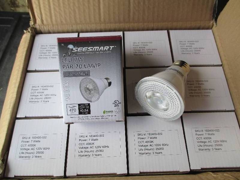 1 case of 24 LED Lights, PAR 20, 7W...