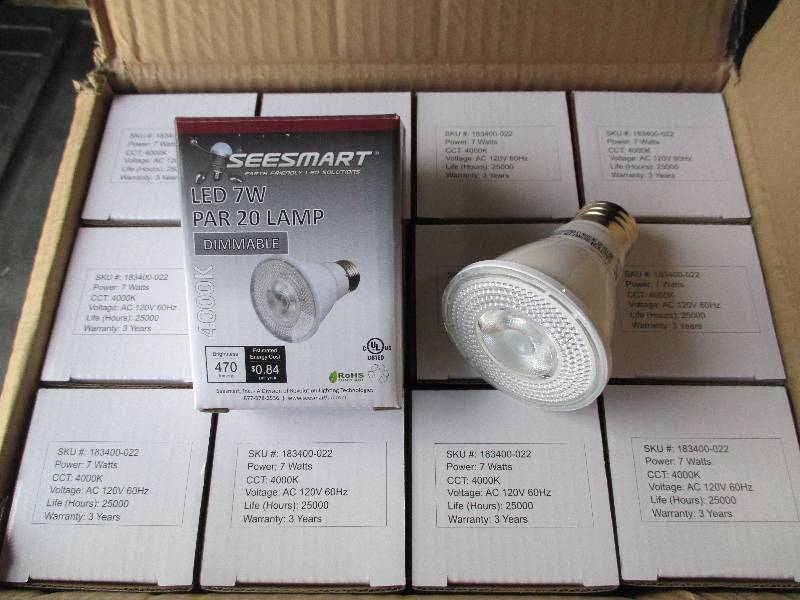 1 case of 24 LED Lights, PAR 20, 7W...