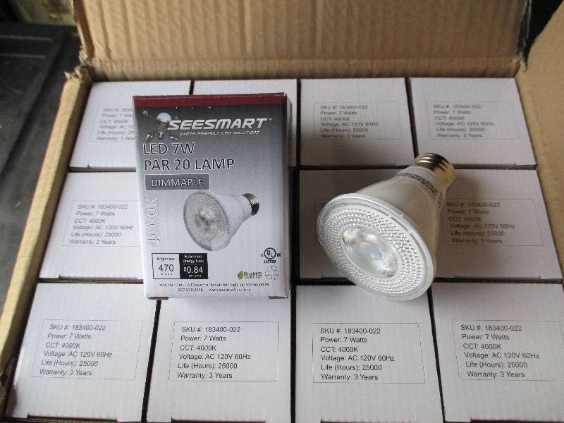 1 case of 24 LED Lights, PAR 20, 7W...