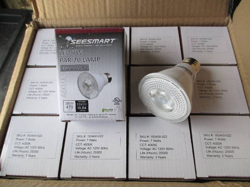 1 case of 24 LED Lights, PAR 20, 7W...