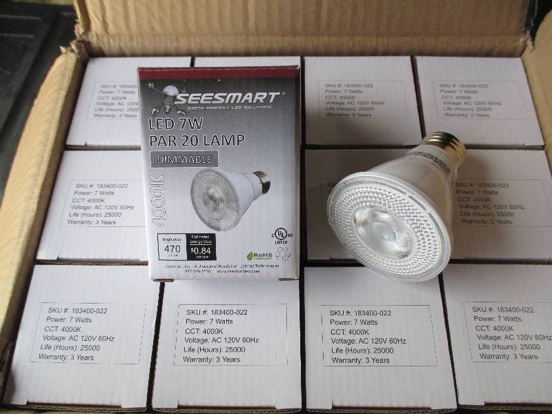 1 case of 24 LED Lights, PAR 20, 7W...
