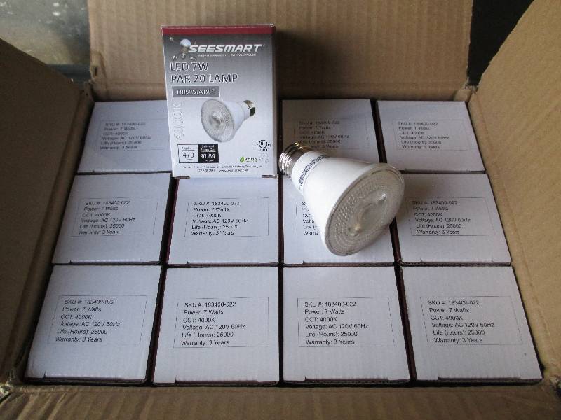 1 case of 24 LED lights, G4 HP 7W 4...