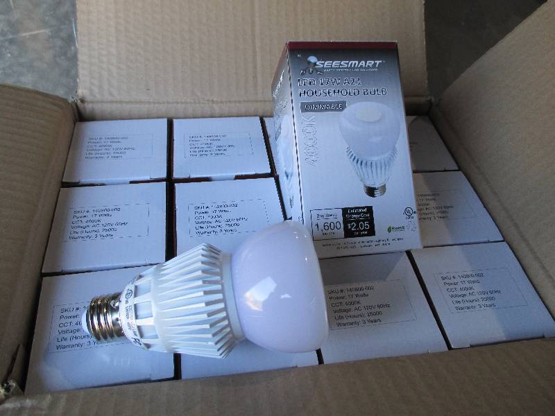 1 case, 24 LED lights, 17W 4000K A2...