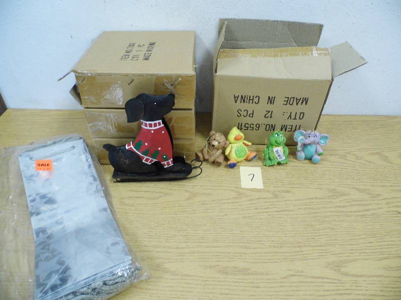 New Items - Gift Bags - Metal Dogs - Ornaments
