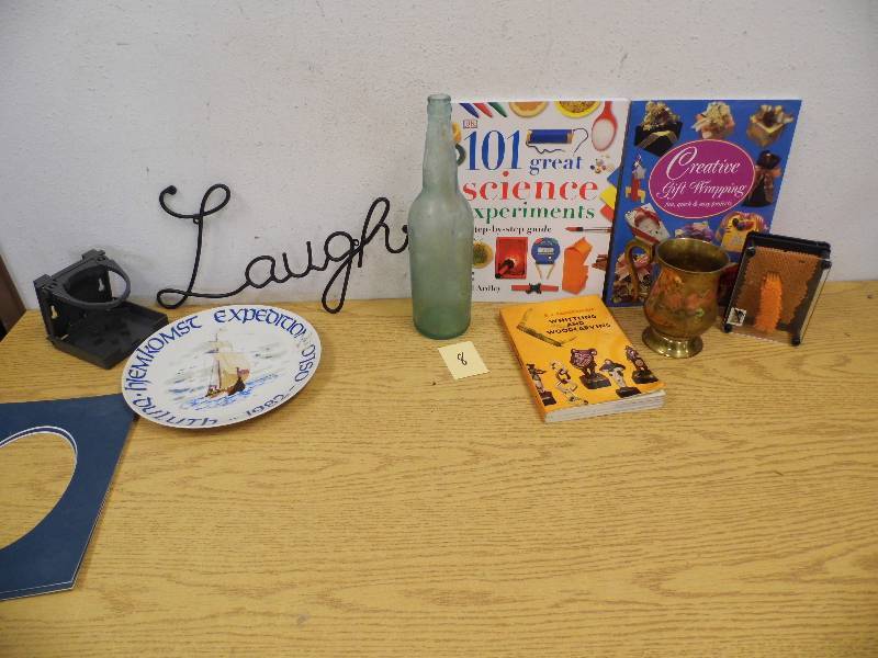 Bottle, Books, Misc