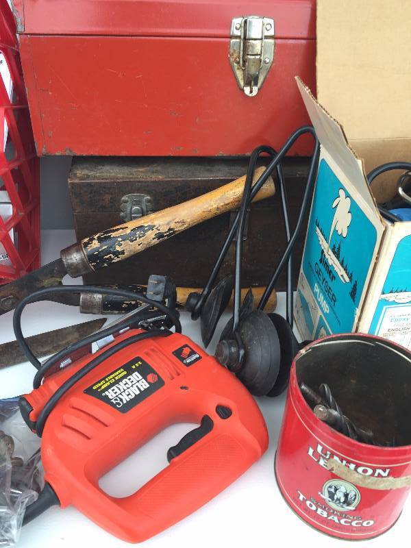 TOOLS, ROCK TUMBLER, NEW SUMP PUMP