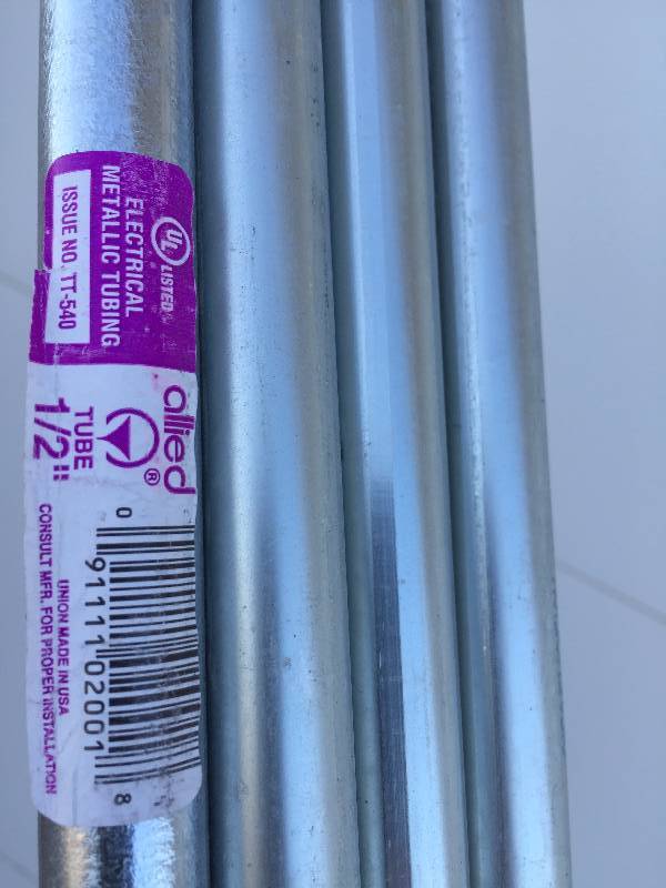 CONDUIT AND THREADED ROD