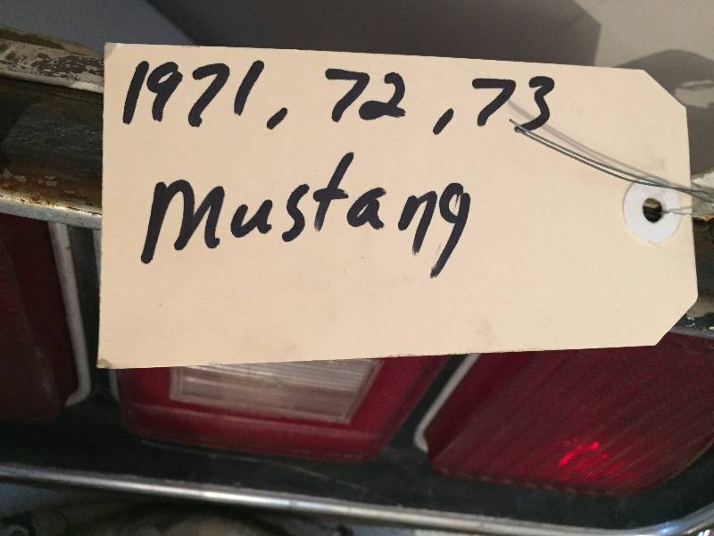 MUSTANG TAIL LIGHTS 71-73, IN CAR HEATER AND RETRACTABLE CABLE SYSTEM