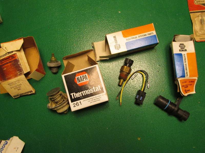lot 31 image: Napa thermostat, oil pressure switc...