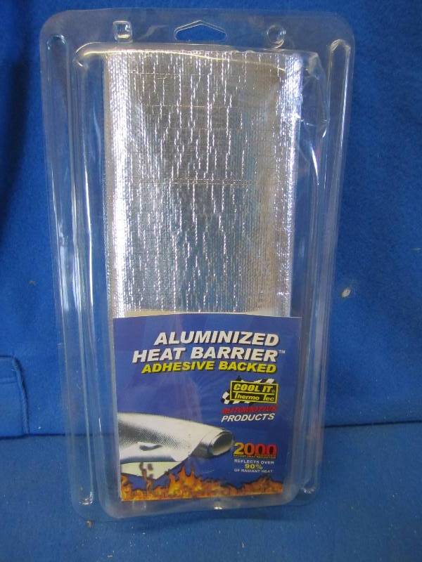lot 61 image: Aluminized heat barrier adhesive ba...