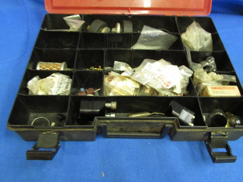 lot 86 image: blue point parts box with dremmel a...