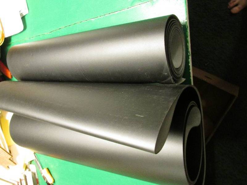 lot 142 image: 2 Rolls of heavy vinyl from Royston...
