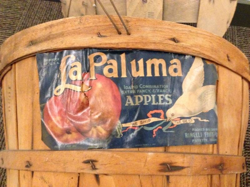 Wooden Peach Crates