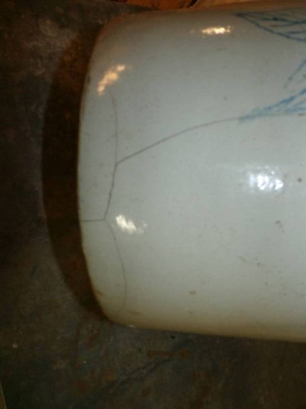 Redwing crock - 3 gallon (lots of cracks)