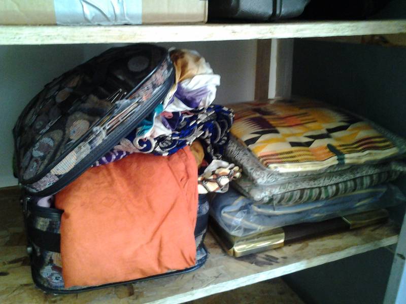 Box Of African Textiles