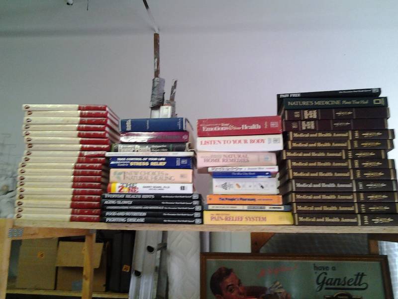 Large Lot Of Books Medical, Health, Natural Healing Related