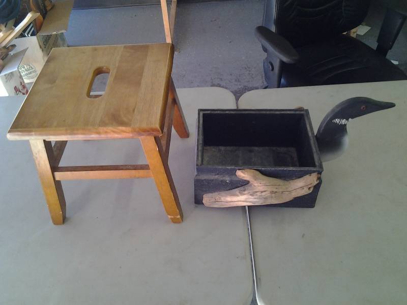 E-Z Up Canopy Frame, Camping Chair (Needs Repair)