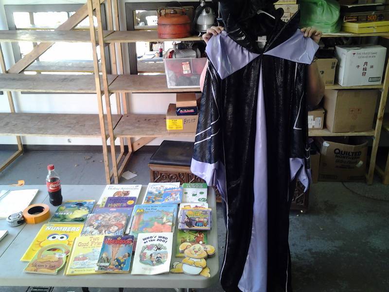 Lot Of Kids Books & Disney, Maleficent Robe XL
