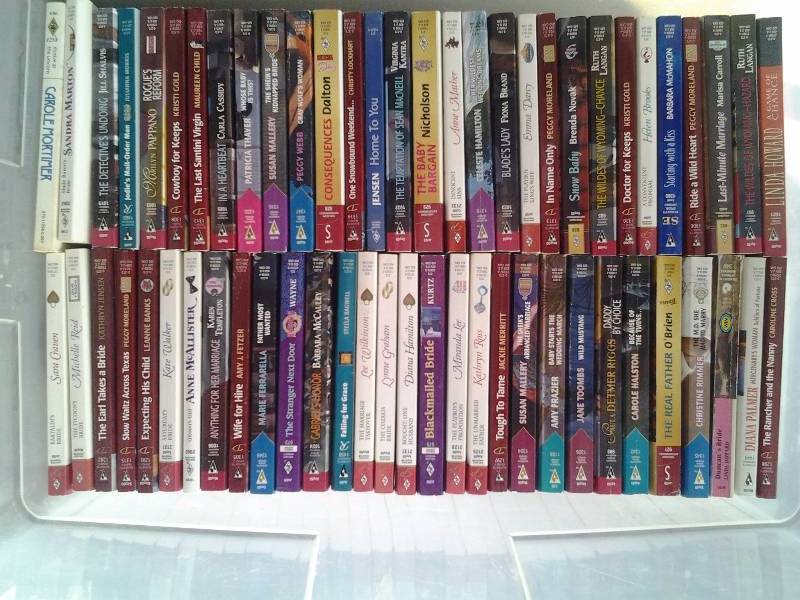 2- Boxes Of Over 100 Romance Novels