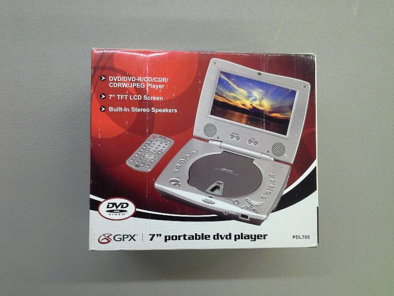 GPX 7 Portable DVD Player